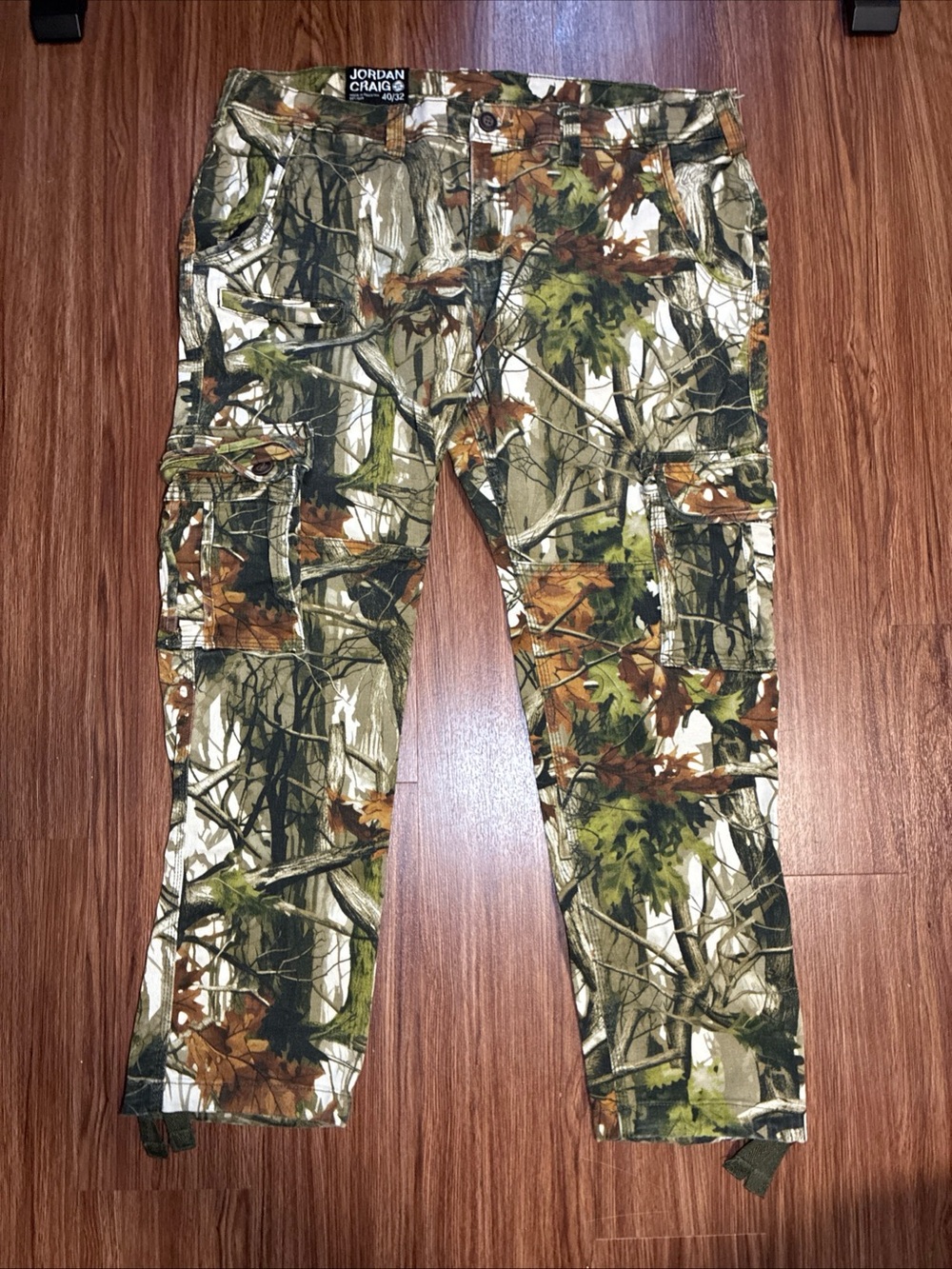 Jordan Craig Camouflage Cargo Pants in Green and Brown